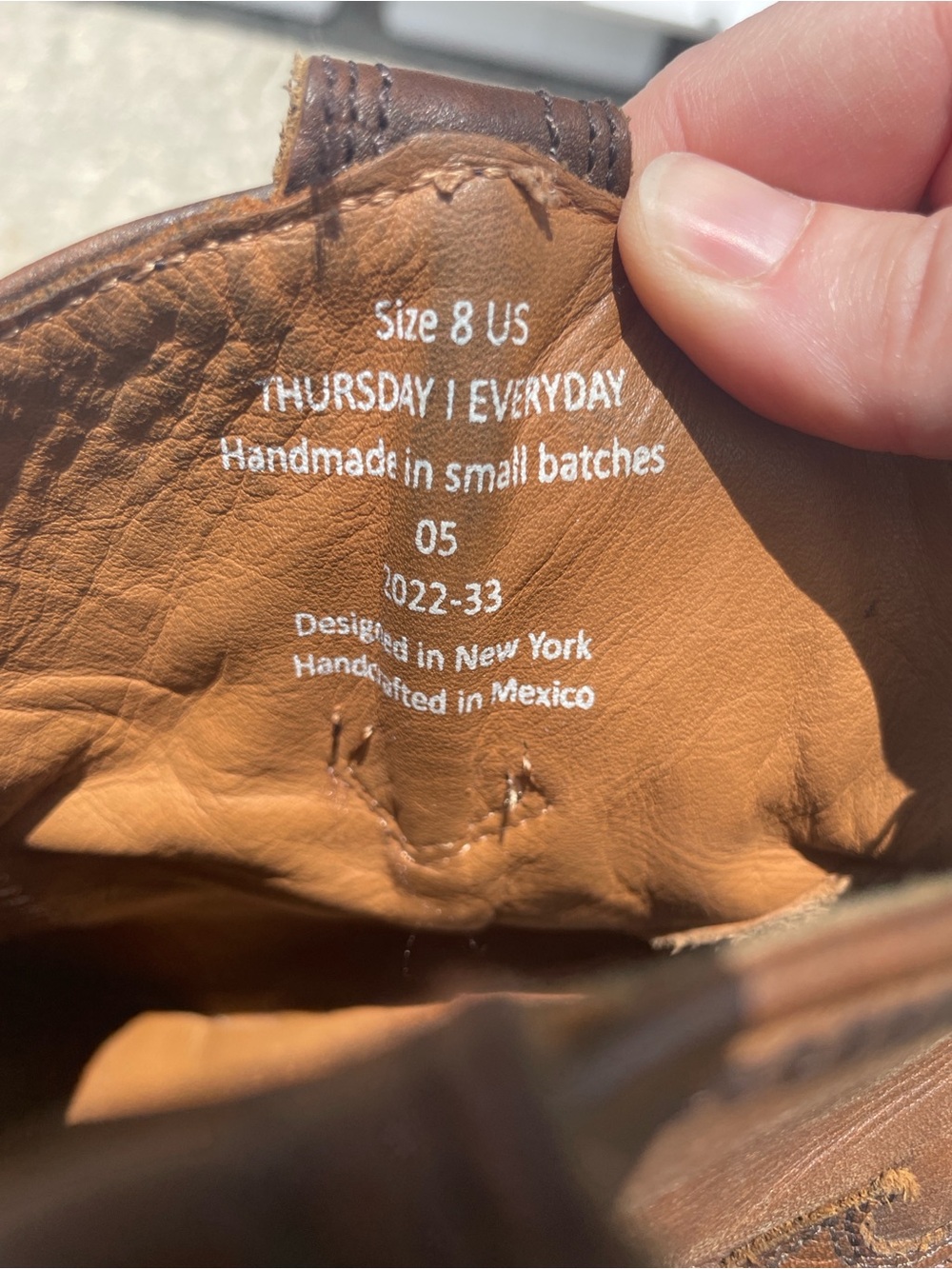 Thursday Boot Co. Short Leather Cowboy Boots - Picture 9 of 9